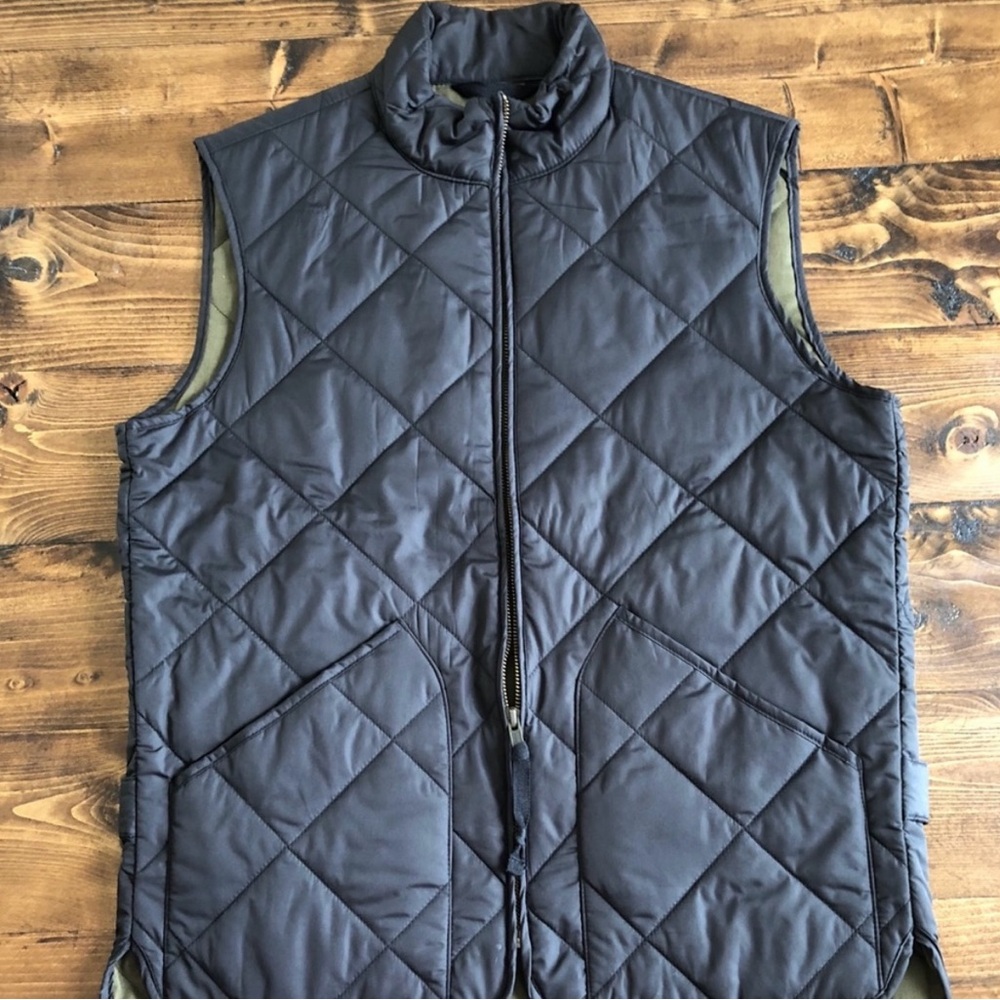 J. Crew | Navy Quilted Vest size S